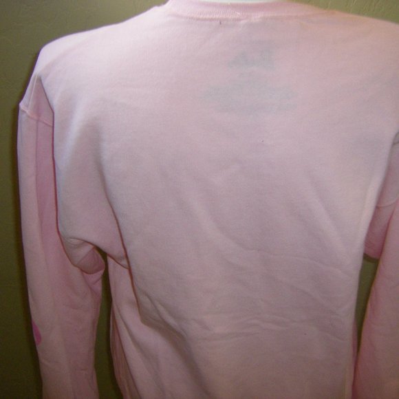 Barbie Sweatshirt Pink Barbie Logo & Barbie Corvette Women's Sizes NWT - Picture 11 of 15